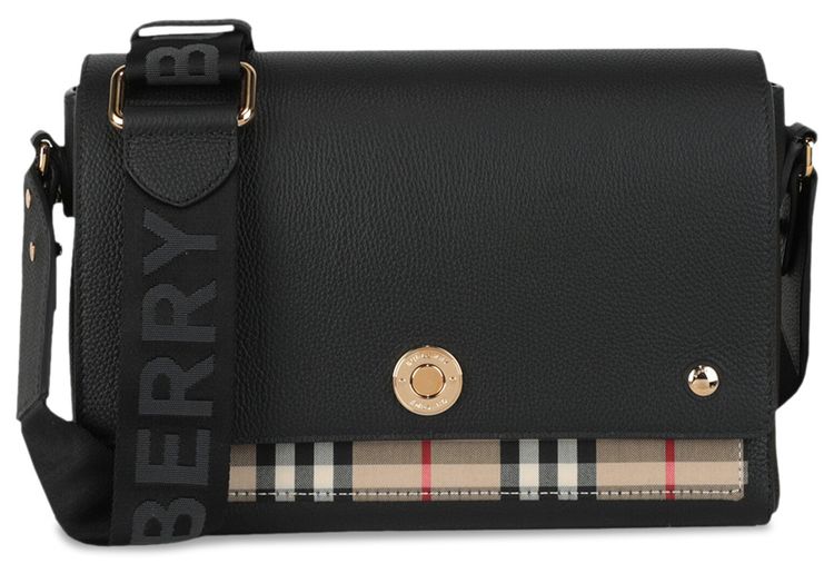 Burberry Medium Note Bag Black