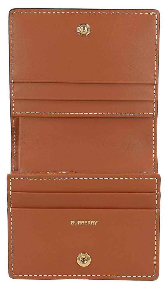 Burberry Small Check Bifold Wallet Archive Beige