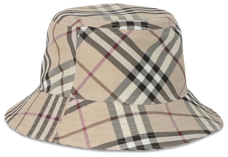 Burberry Check EKD Bucket Hat AlabasterMulticolor