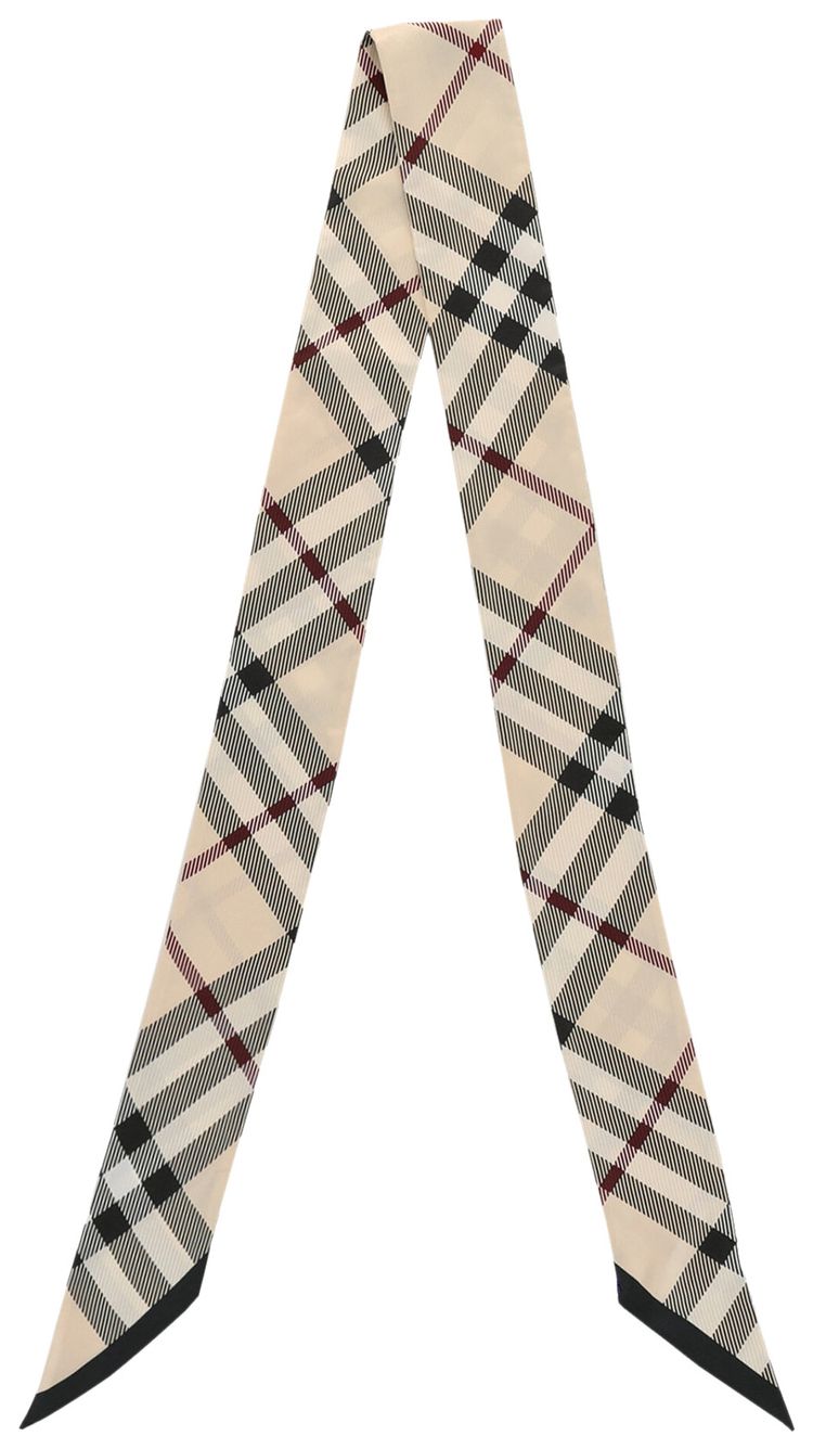 Burberry Large Vintage Check Silk Scarf Stone