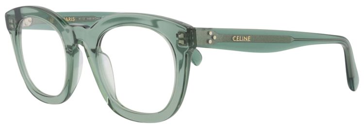 CELINE Round Optical Glasses GreenTransparent