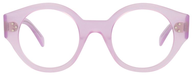 CELINE Round Optical Glasses LilacTransparent