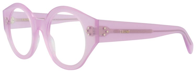 CELINE Round Optical Glasses LilacTransparent