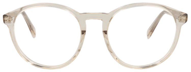CELINE Round Optical Glasses BeigeTransparent
