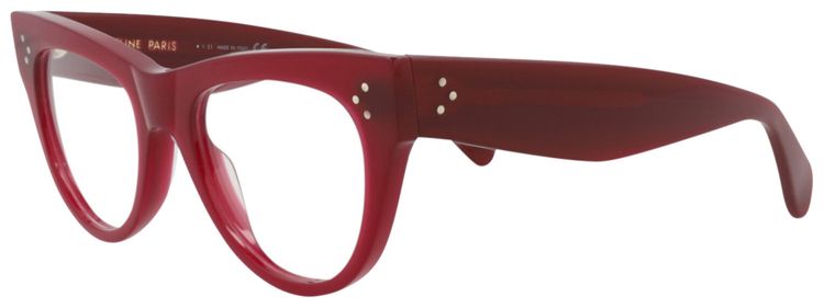 CELINE Cat Eye Optical Glasses BordeauxTransparent