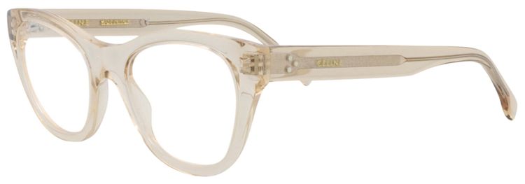 CELINE Cat Eye Optical Glasses BeigeTransparent