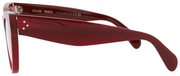 CELINE Cat Eye Optical Glasses BordeauxTransparent
