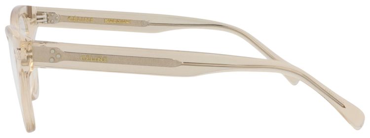 CELINE Cat Eye Optical Glasses BeigeTransparent