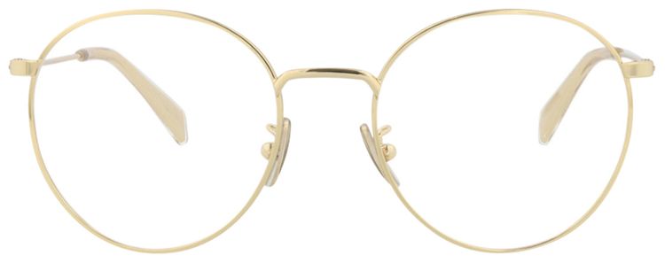 CELINE Round Optical Glasses GoldTransparent