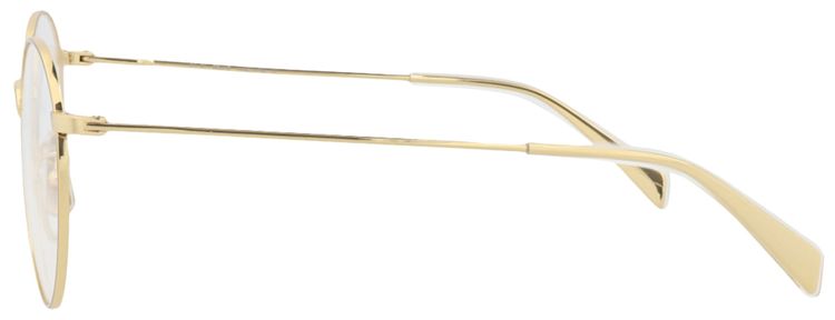 CELINE Round Optical Glasses GoldTransparent