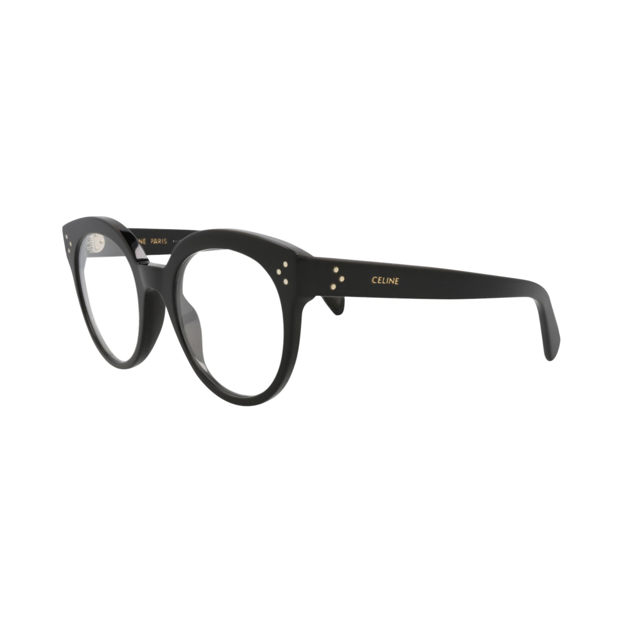 メガネ Celine Eyeglasses CL50093I 001 Black Oversized Frames Buy CELINE Round Optical Glasses 'Black/Transparent