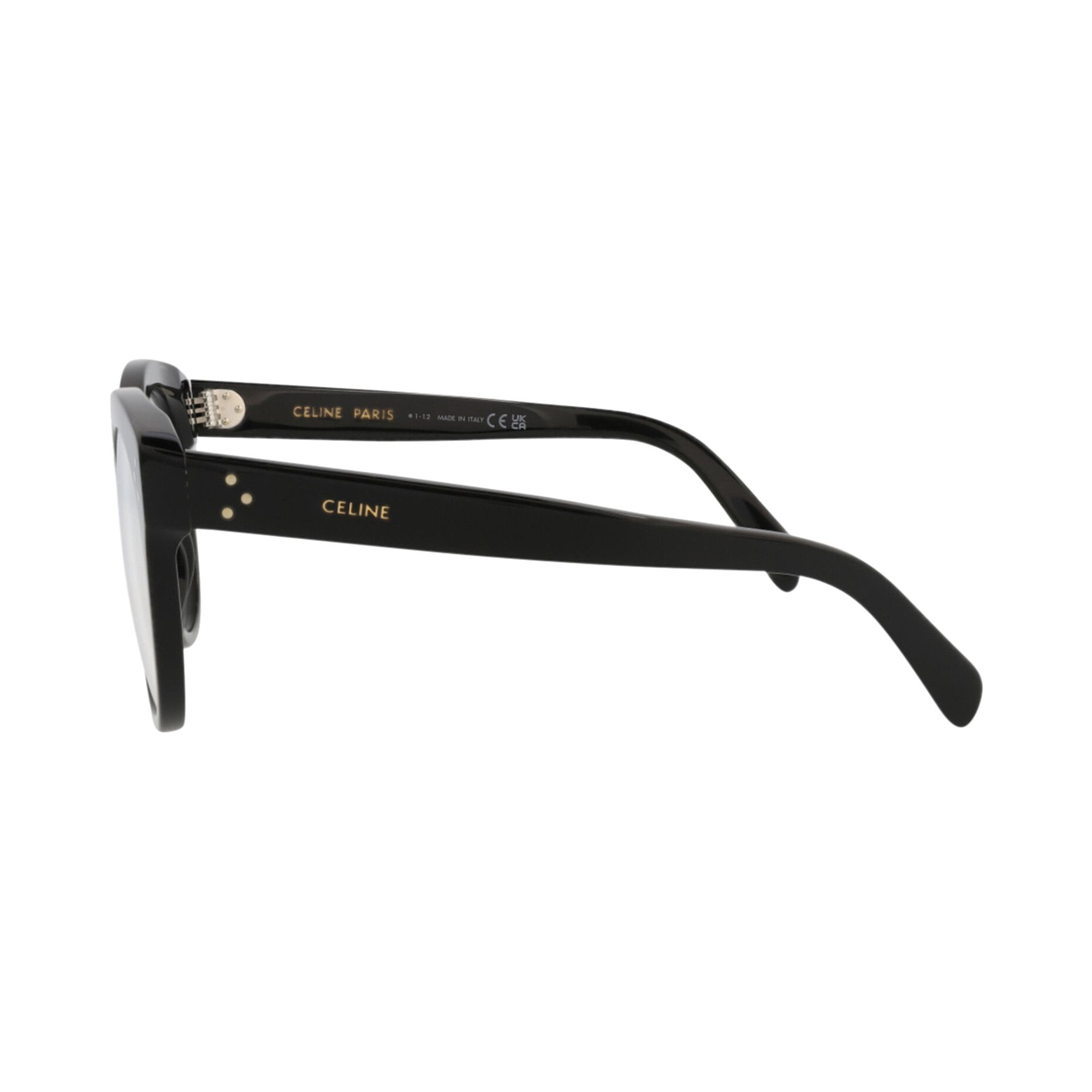 メガネ Celine Eyeglasses CL50093I 001 Black Oversized Frames Buy CELINE Round Optical Glasses 'Black/Transparent