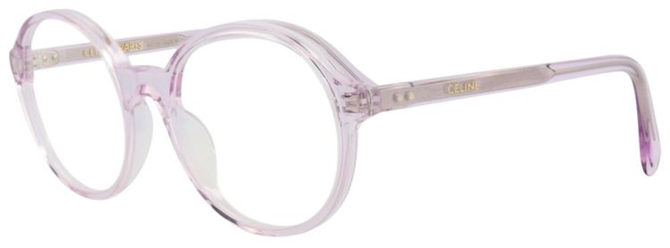 CELINE Round Optical Glasses LilacTransparent
