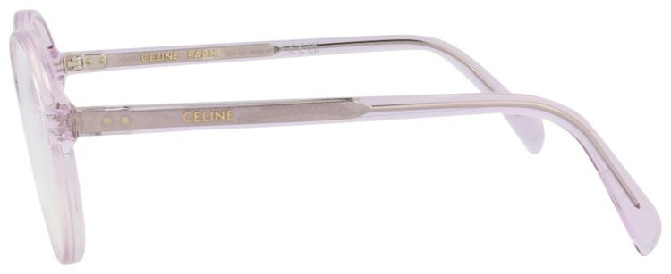 CELINE Round Optical Glasses LilacTransparent