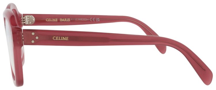 CELINE Round Optical Glasses VioletTransparent