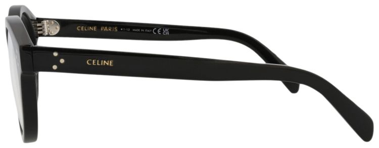CELINE Round Optical Glasses BlackTransparent