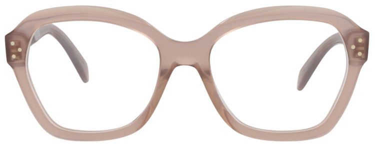 CELINE Round Optical Glasses BrownTransparent