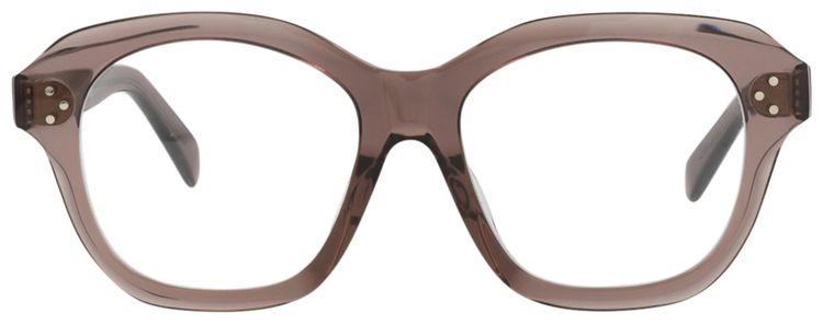 CELINE Round Optical Glasses BrownTransparent