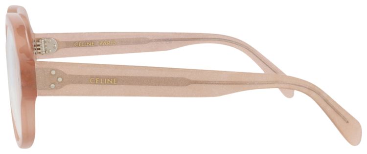 CELINE Square Optical Glasses PinkTransparent