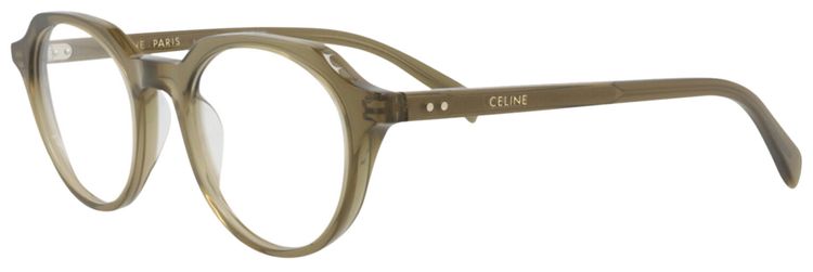 CELINE Round Optical Glasses GreenTransparent