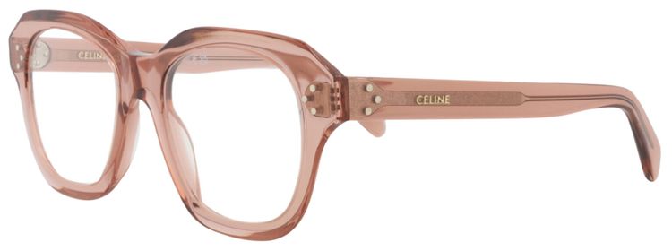 CELINE Round Optical Glasses PinkTransparent
