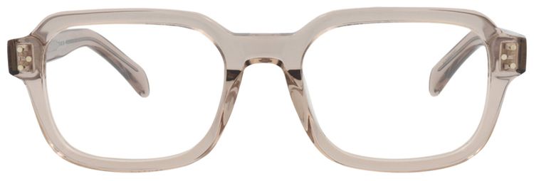 CELINE Square Optical Glasses BeigeTransparent