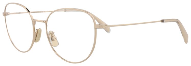 CELINE Cat Eye Optical Glasses GoldTransparent