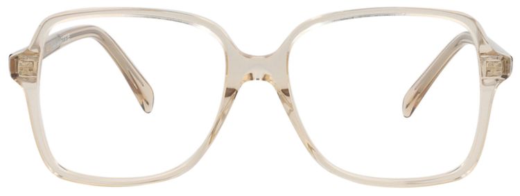 CELINE Square Optical Glasses BeigeTransparent