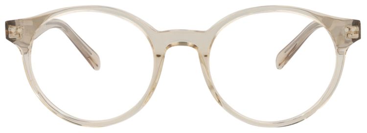 CELINE Round Optical Glasses BeigeTransparent