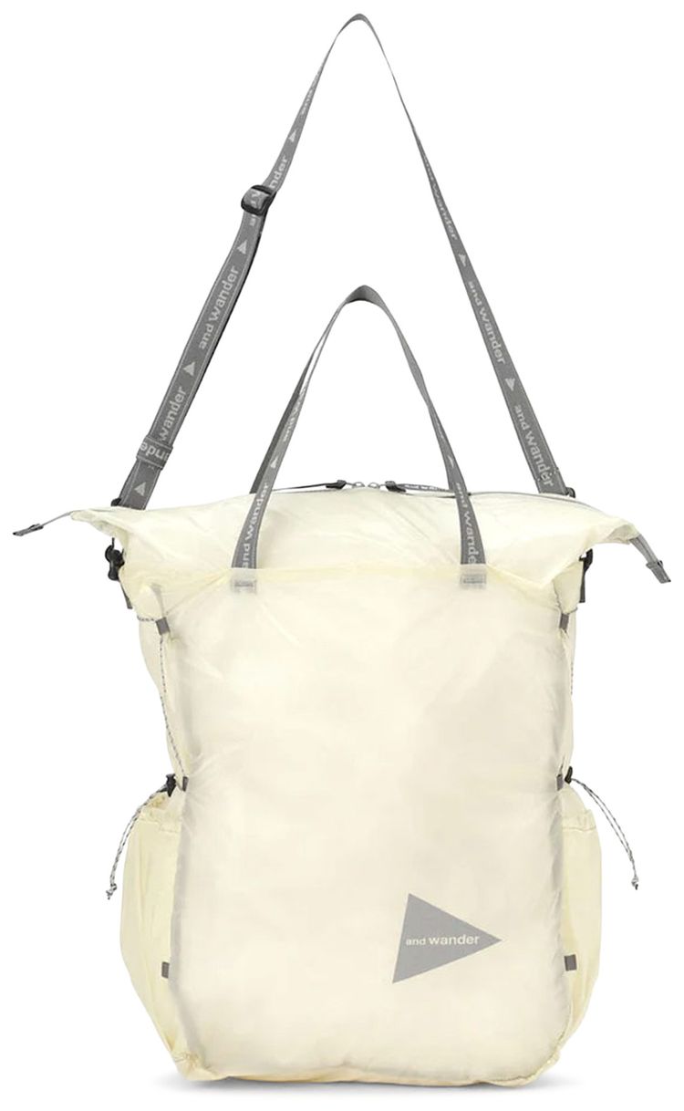 And Wander Sil Tote Bag Off White