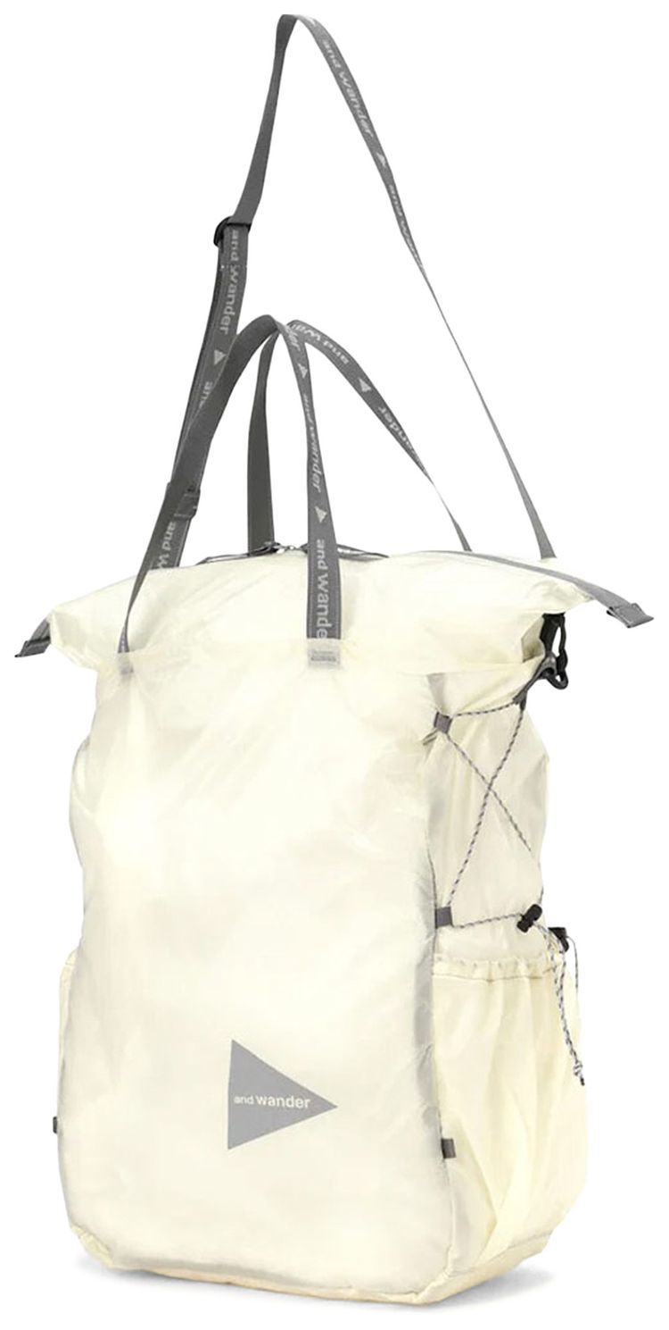 And Wander Sil Tote Bag Off White