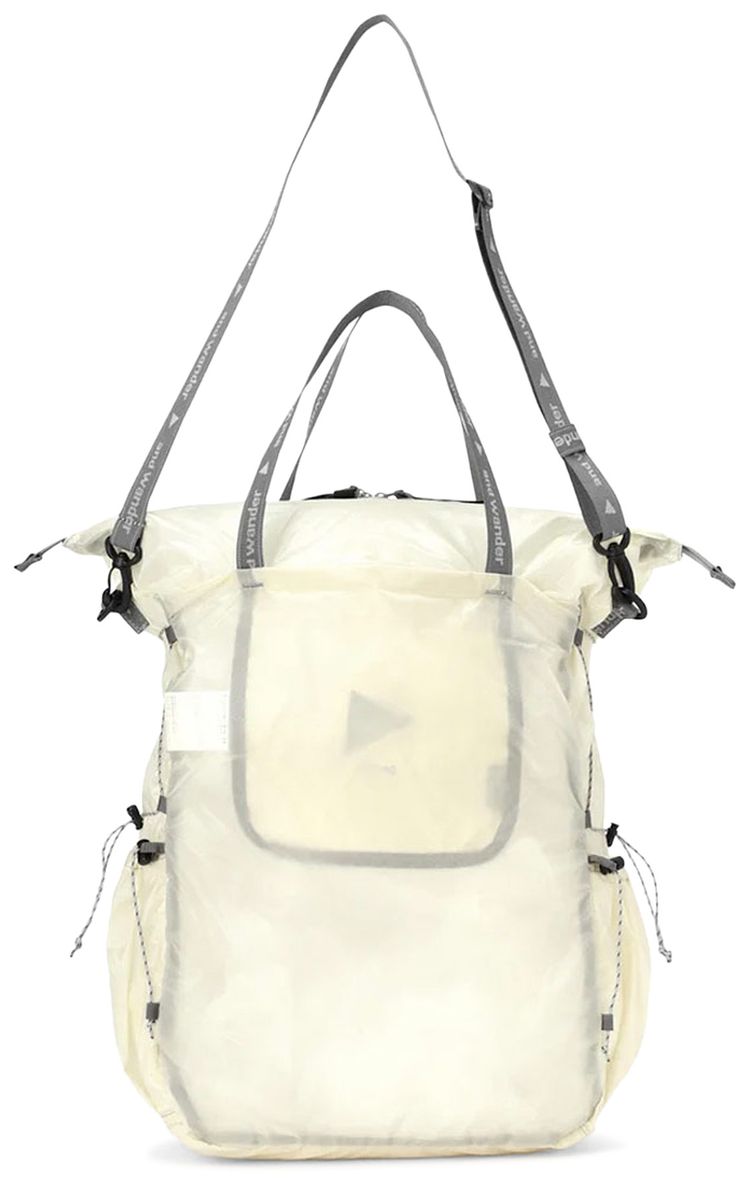And Wander Sil Tote Bag Off White