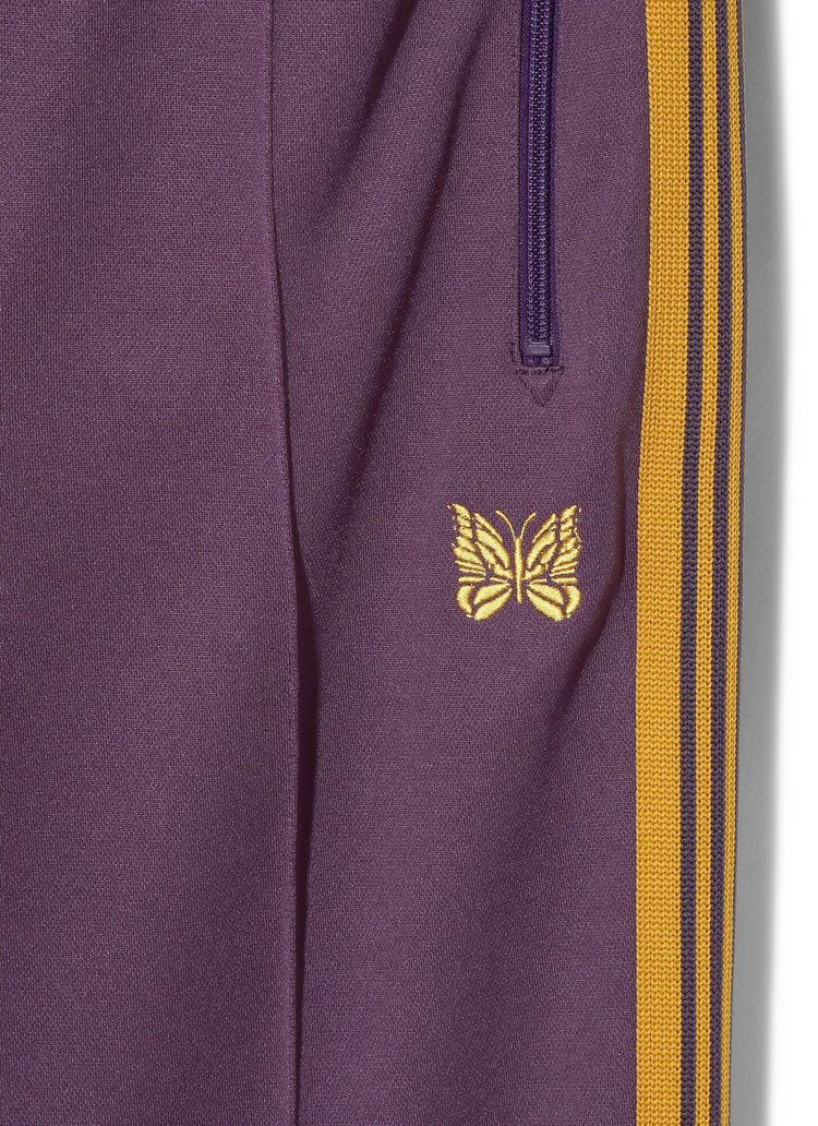 Needles Poly Smooth Track Pants Purple