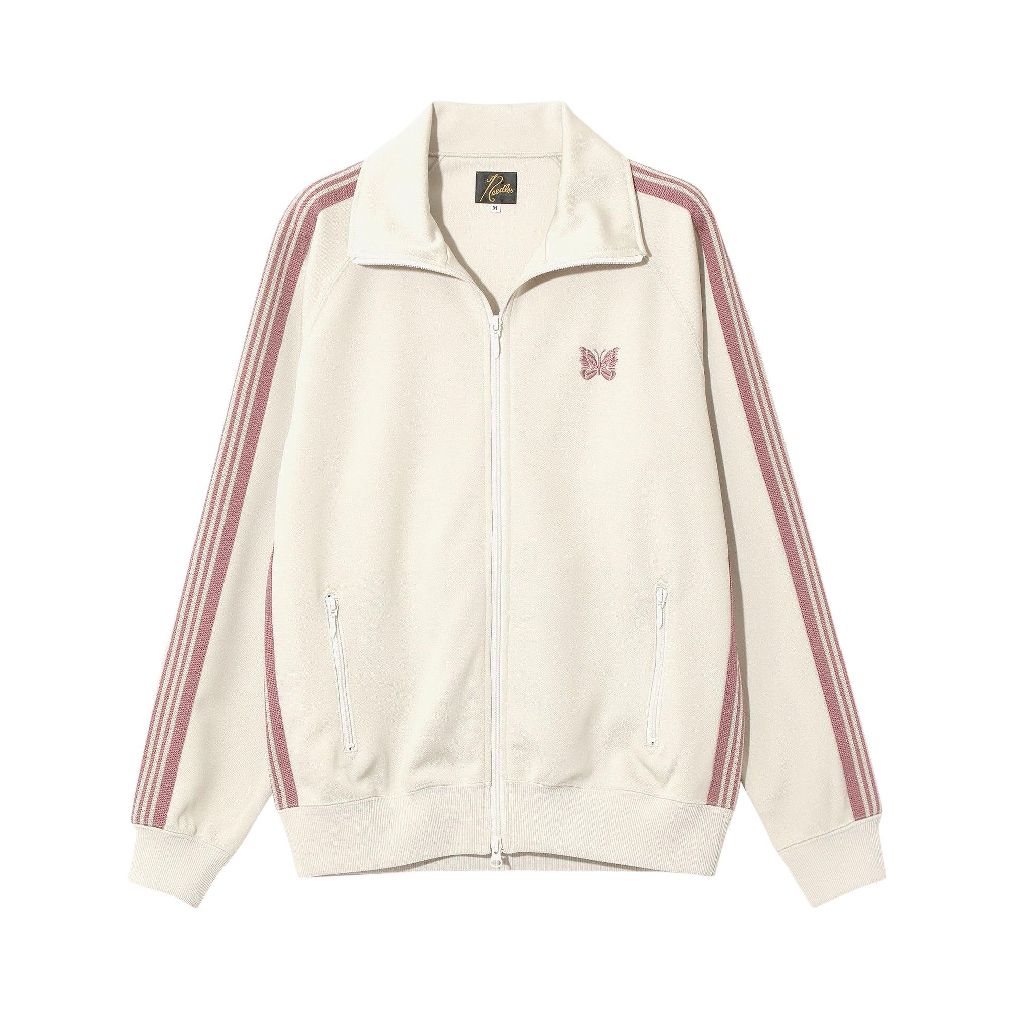 Buy Needles Poly Smooth Track Jacket 'Ivory' - QV305A IVOR | GOAT