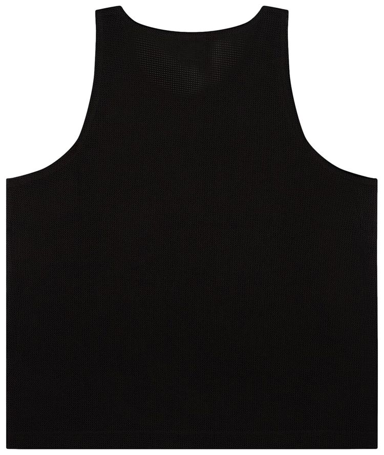 Denim Tears x Stussy Double S Wreath Gym Tank Black