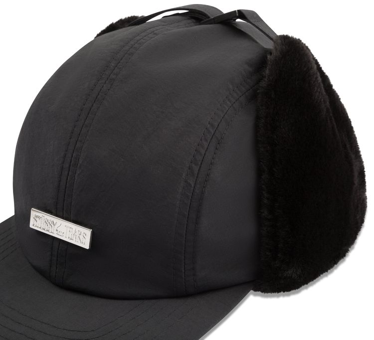 Denim Tears x Stussy Elmer Earflap Cap Black