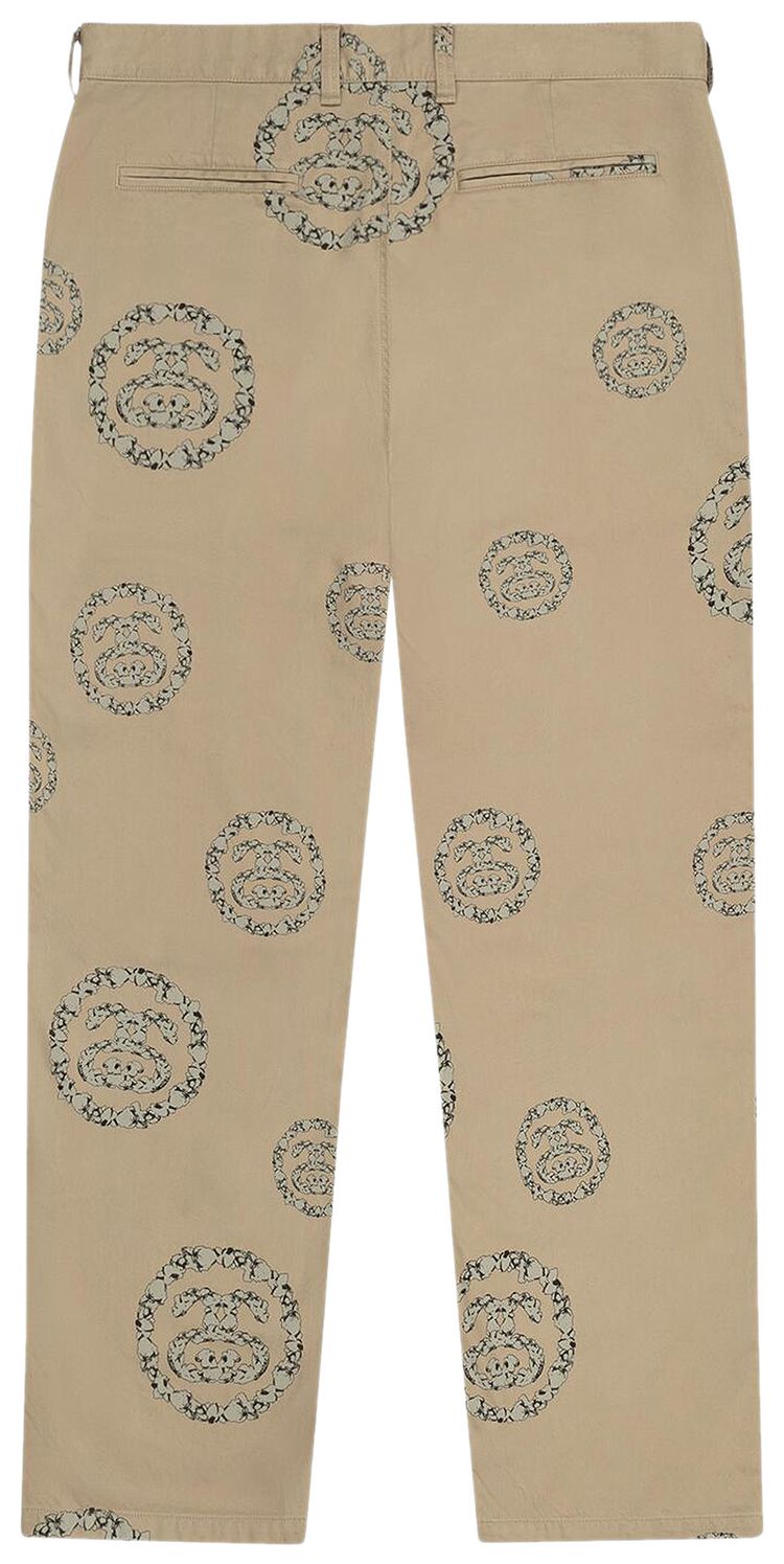 Denim Tears x Stussy Double S Wreath Chino Khaki