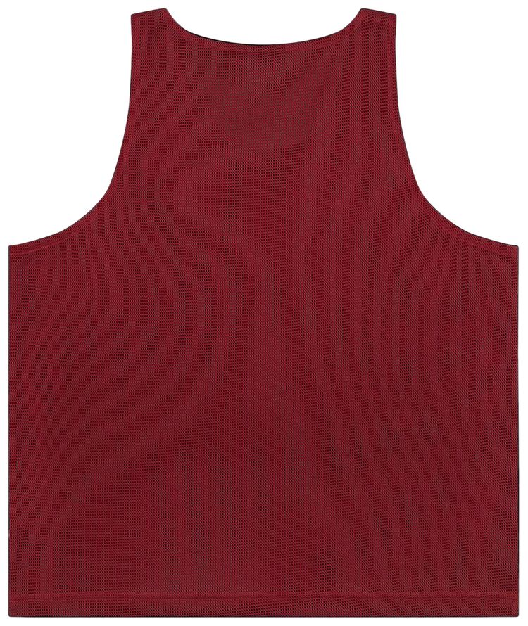 Denim Tears x Stussy Jamaica High Gym Tank Cardinal