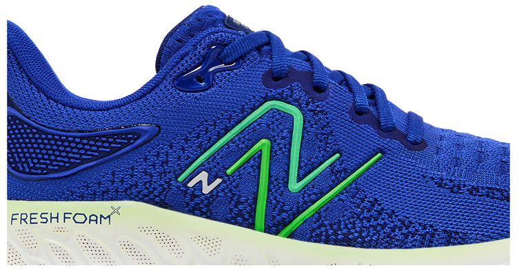 New Balance Fresh Foam X 1080v12 2E Wide Blue Green Apple