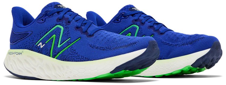 New Balance Fresh Foam X 1080v12 2E Wide Blue Green Apple