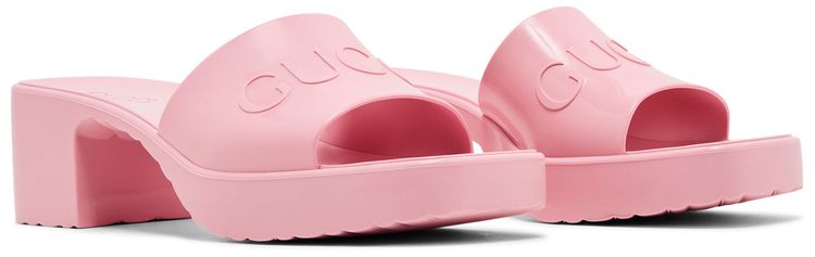 Gucci Wmns 60mm Slide Sandal Wild Rose