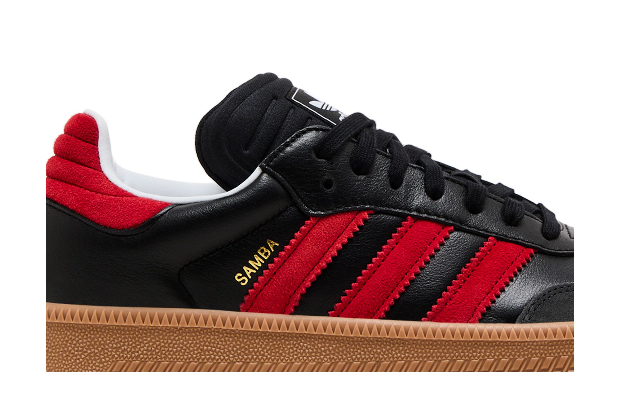 adidas Samba スニーカー ブラック/レッド　26cm Adidas Samba XLG Core Black Better Scarlet IE9178 Casual
