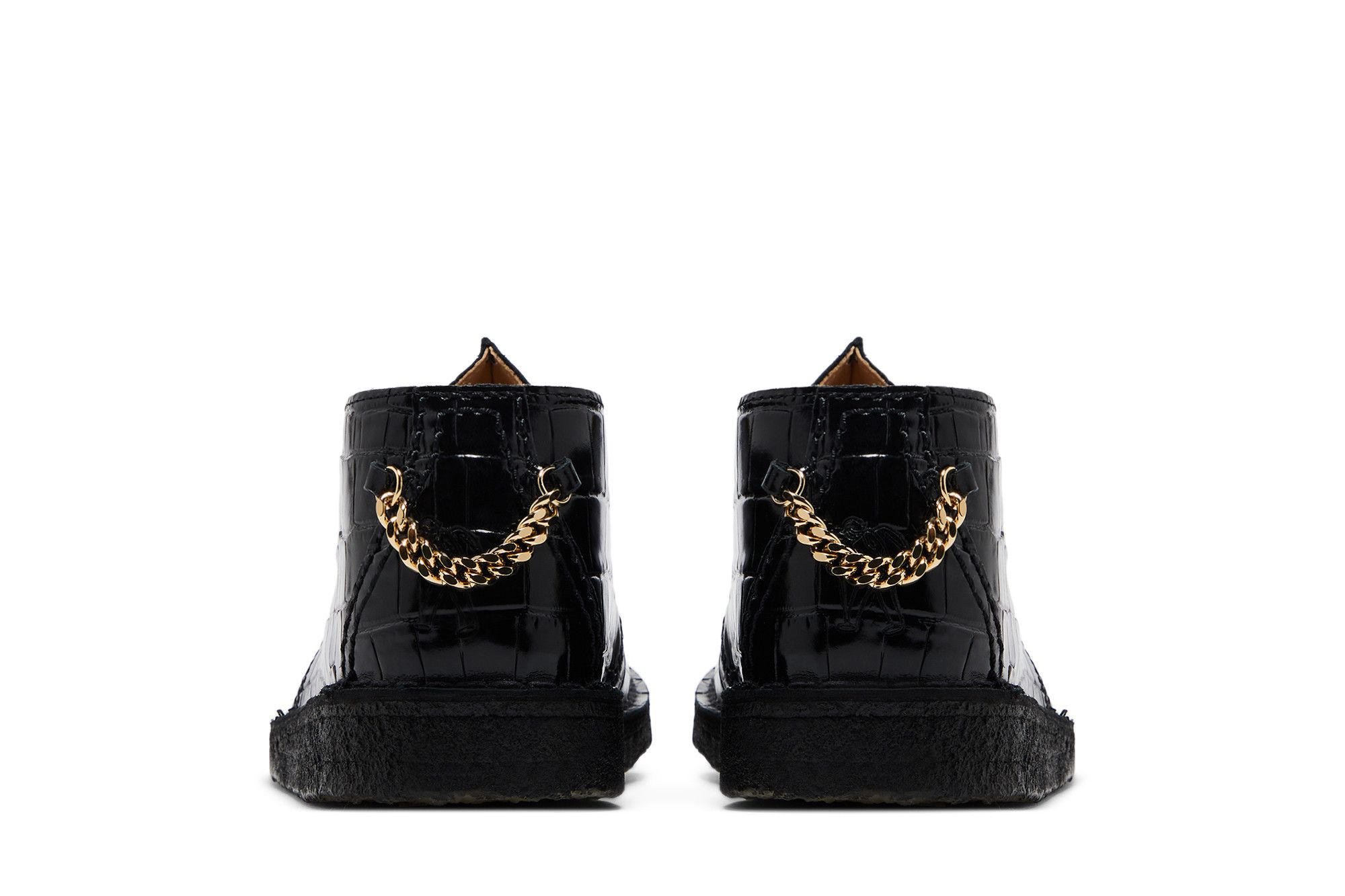 Supreme × Martine Rose × Clarks Black Supreme Martine Rose Clarks Desert Trek Black FW24 Week4