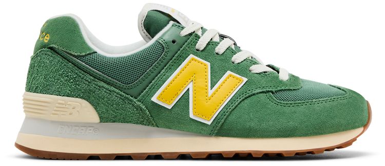 New Balance Wmns 574 Mallard Green Yellow