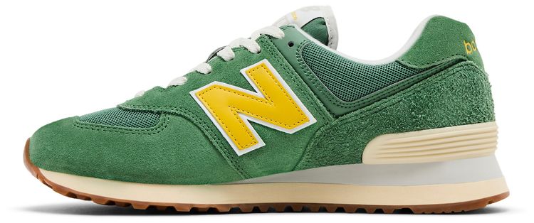 New Balance Wmns 574 Mallard Green Yellow