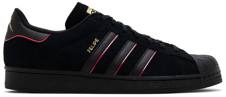 Felipe Gustavo x adidas Superstar ADV Black Scarlet