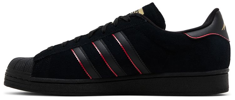 Felipe Gustavo x adidas Superstar ADV Black Scarlet