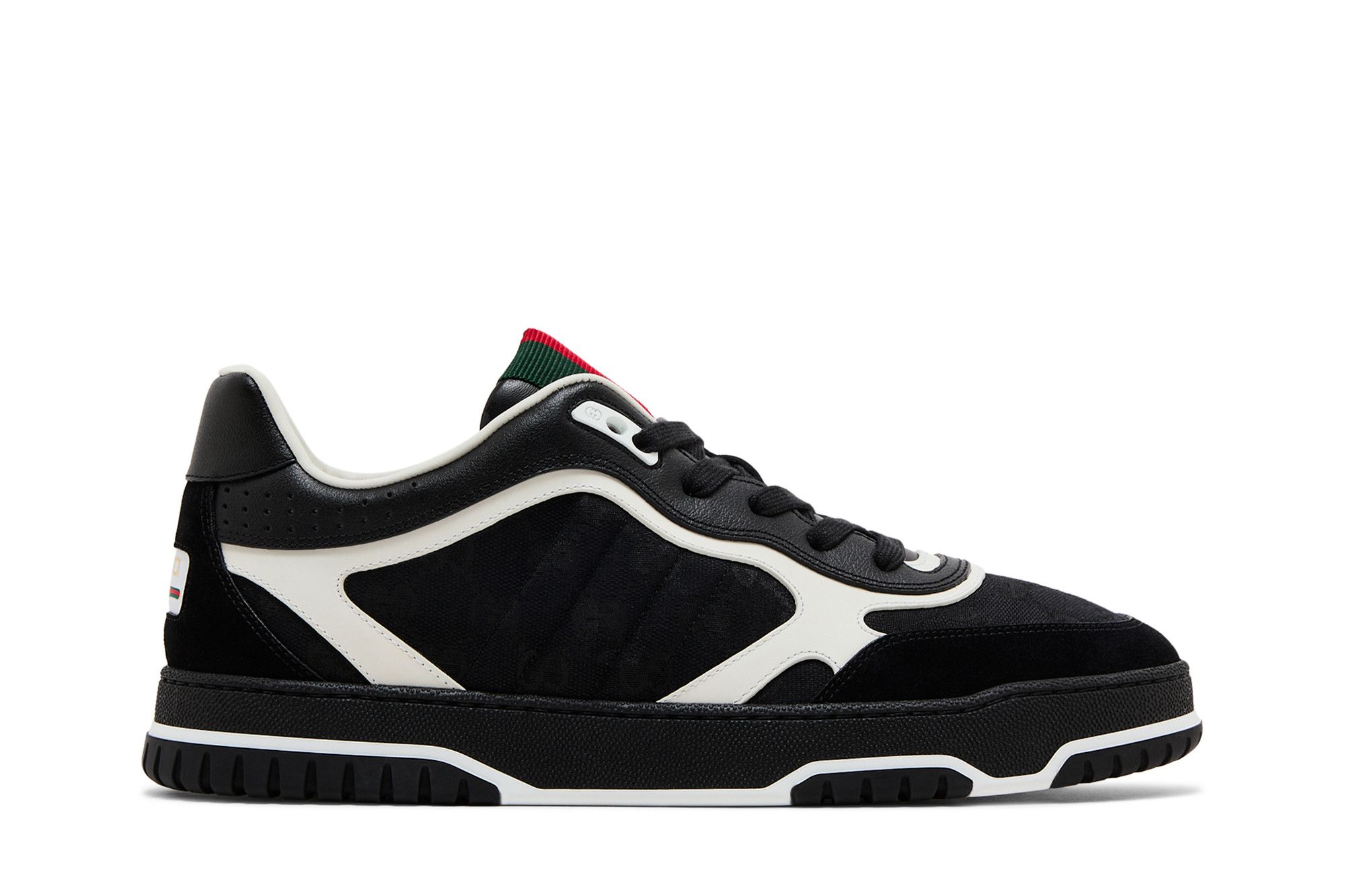 スニーカー GUCCI Men Sneakers 3203756 787476 AADHW 1077 Black Men's Gucci Re-Web sneaker in black Original GG canvas