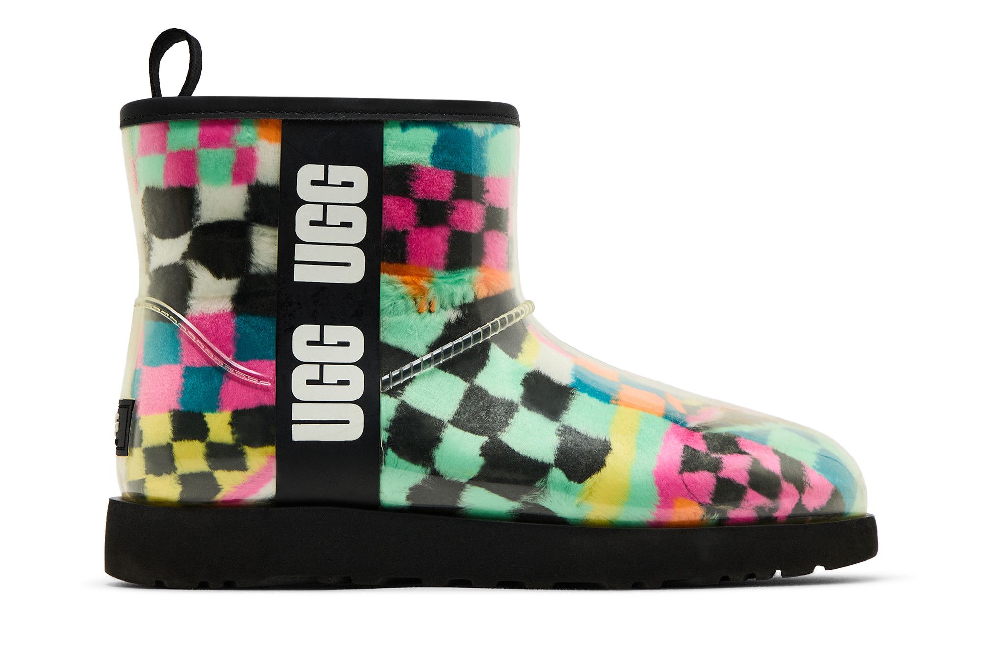 Buy UGG Wmns Classic Clear Mini Boot 'Black Multi-Color