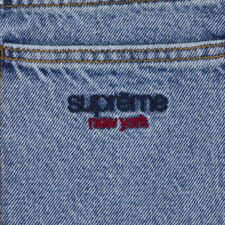 Supreme Baggy Denim Short Washed Indigo